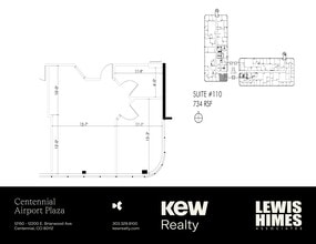 12150-12200 E Briarwood Ave, Centennial, CO à louer Plan de site– Image 1 sur 1