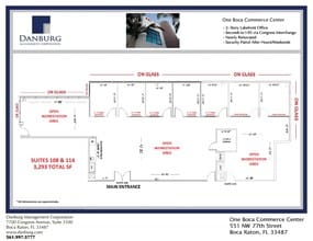 551 NW 77th St, Boca Raton, FL à louer Plan d’étage– Image 1 sur 1