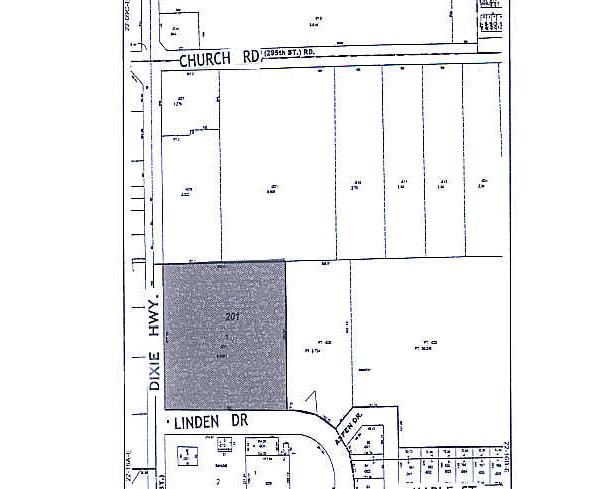 NEC S Dixie Hwy & Linden Dr, Beecher, IL à vendre - Plan cadastral – Image 2 sur 2