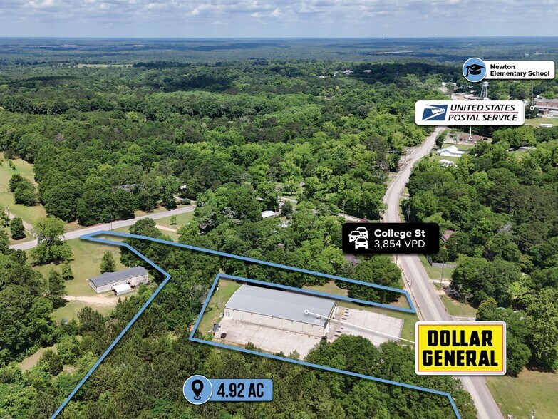 adj. to 1010 College St, Newton, AL à vendre - Aérien – Image 3 sur 7