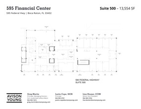 595 S Federal Hwy, Boca Raton, FL à louer Plan de site– Image 1 sur 1