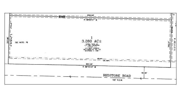 2130 Redstone Road Southwest, Huntsville, AL à vendre - Plan cadastral – Image 3 sur 3