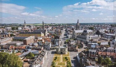 Cambrai - Vue aérienne vue de carte