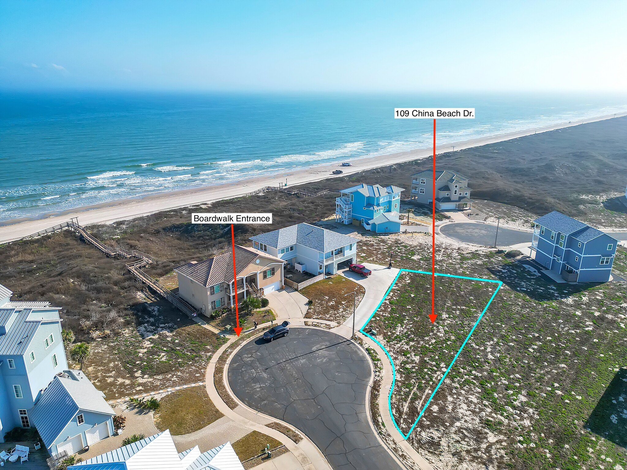 109 China Beach Dr, Port Aransas, TX à vendre Aérien– Image 1 sur 19