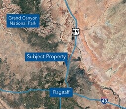 28284 N US Highway 89, Flagstaff, AZ - VUE AÉRIENNE vue de carte