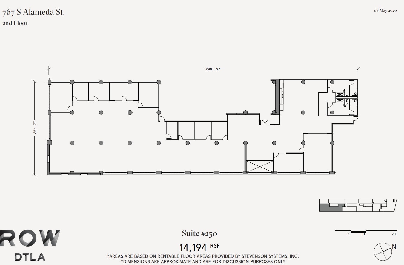 777 S Alameda St, Los Angeles, CA à louer Plan d’étage– Image 1 sur 1