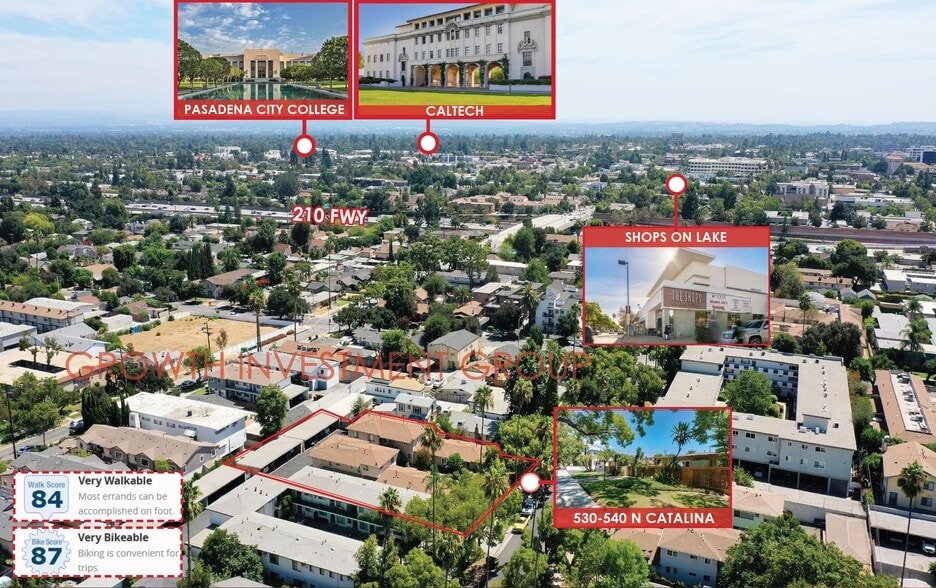 530-540 N Catalina Ave, Pasadena, CA à vendre - Photo de l’immeuble – Image 2 sur 28