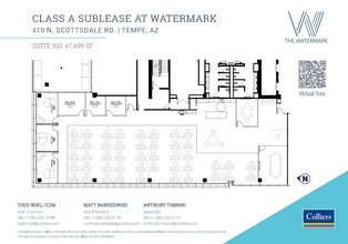 410 N Scottsdale Rd, Tempe, AZ à louer Plan d’étage– Image 1 sur 5