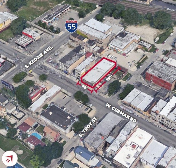3138 W Cermak Rd, Chicago, IL à louer - Aérien – Image 2 sur 2