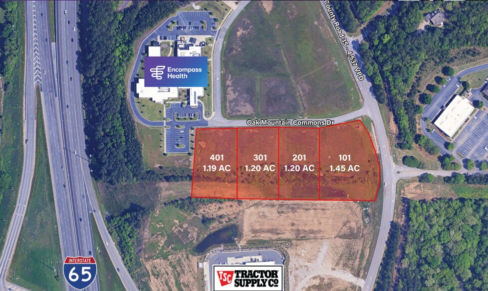 Oak Mountain Commons Drive, Pelham, AL à vendre Photo de l’immeuble– Image 1 sur 2