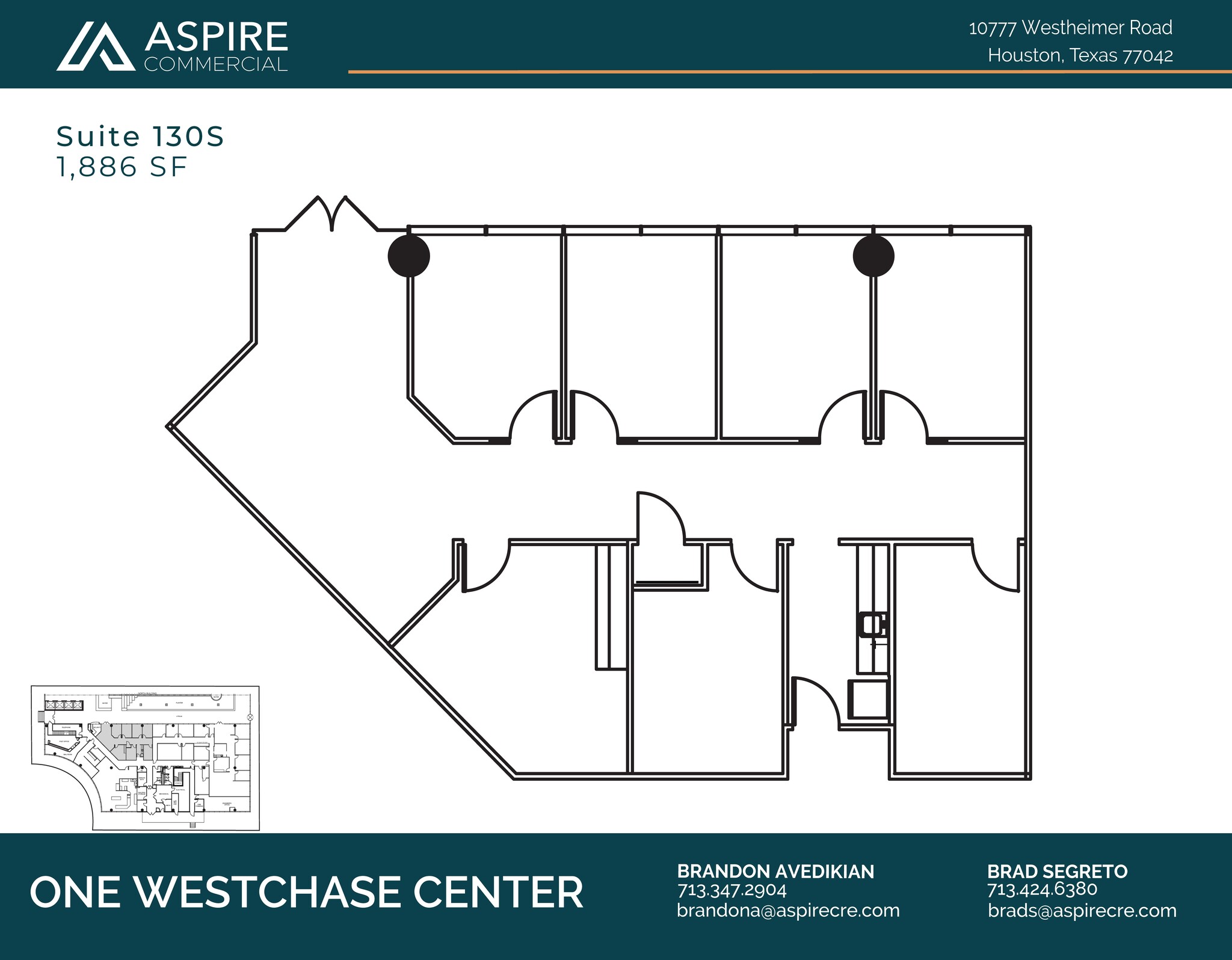10777 Westheimer Rd, Houston, TX à louer Plan d’étage– Image 1 sur 1