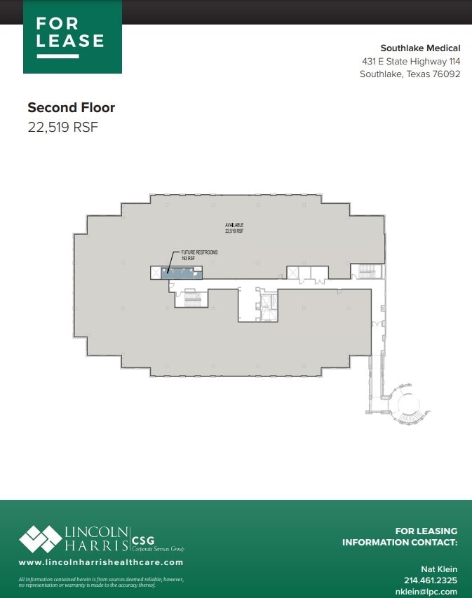 431 E State Highway 114, Southlake, TX à louer Plan d’étage– Image 1 sur 1