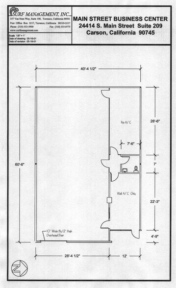 24414 S Main St, Carson, CA à louer - Plan d’étage – Image 2 sur 2