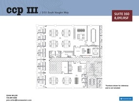3131 S Vaughn Way, Aurora, CO à louer Plan de site– Image 1 sur 2