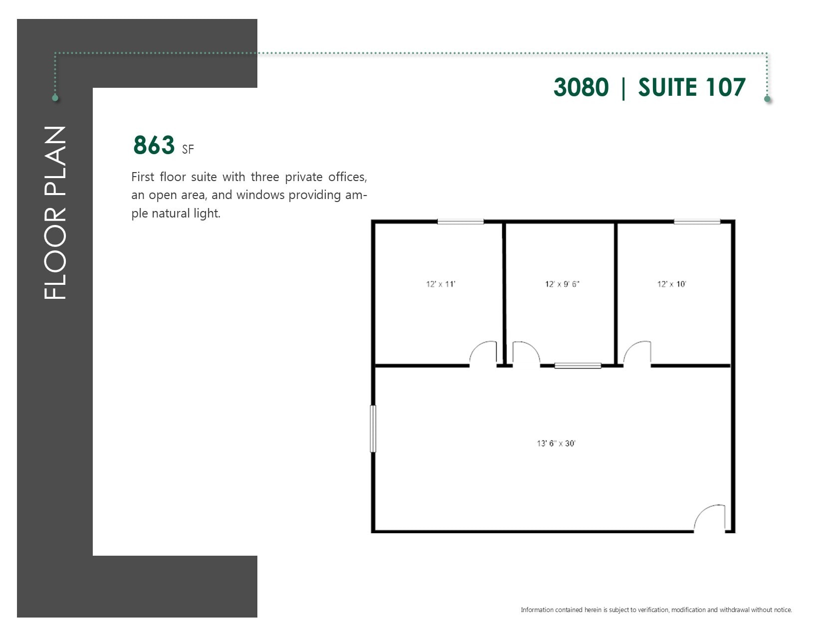 3060-3080 Ogden Ave, Lisle, IL à louer Plan d’étage– Image 1 sur 1