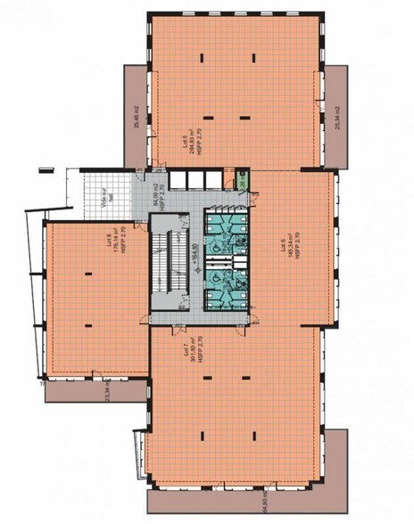 Bureau dans Valbonne à louer - Plan d’étage – Image 3 sur 7