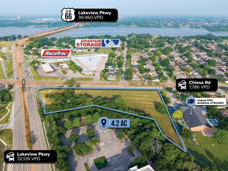 1424 Chiesa Rd, Rowlett, TX à vendre - Photo de l’immeuble – Image 3 sur 7
