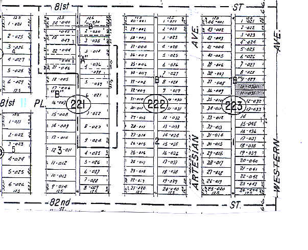 8124 S Western Ave, Chicago, IL à vendre - Plan cadastral – Image 2 sur 6