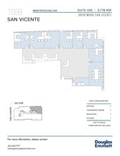 11999 San Vicente Blvd, Los Angeles, CA à louer Plan d’étage– Image 1 sur 1