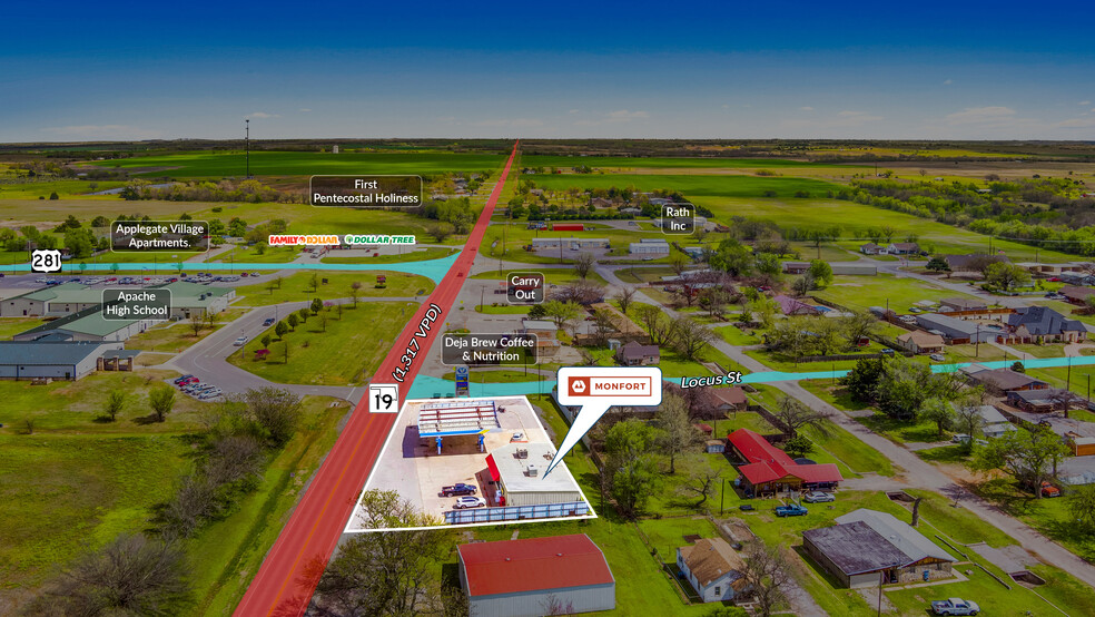 604 OK-19, Apache, OK à vendre - Photo de l’immeuble – Image 3 sur 5