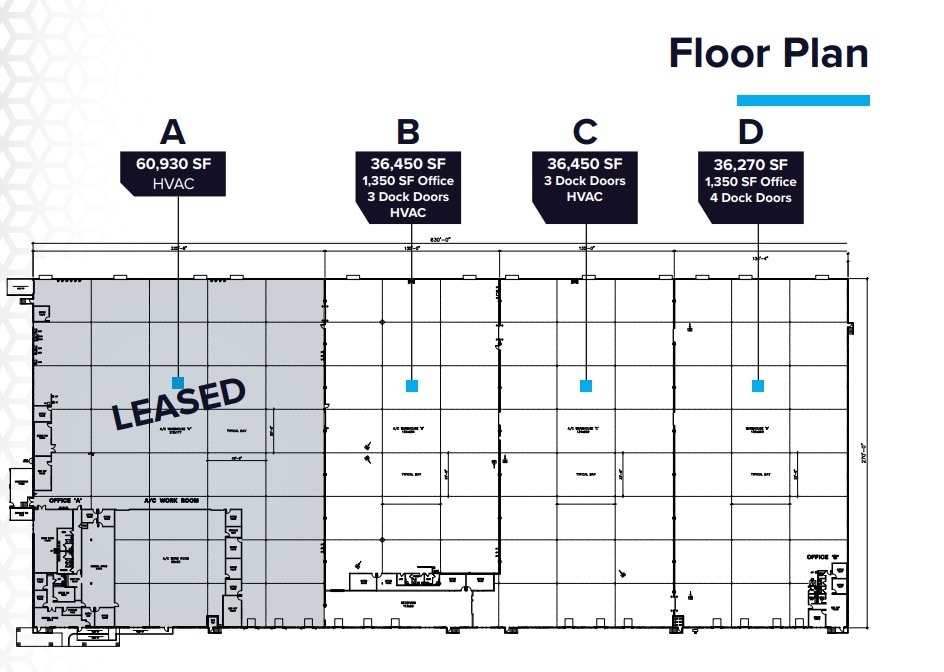 1050 S State Highway 161, Grand Prairie, TX à louer Plan d’étage– Image 1 sur 1