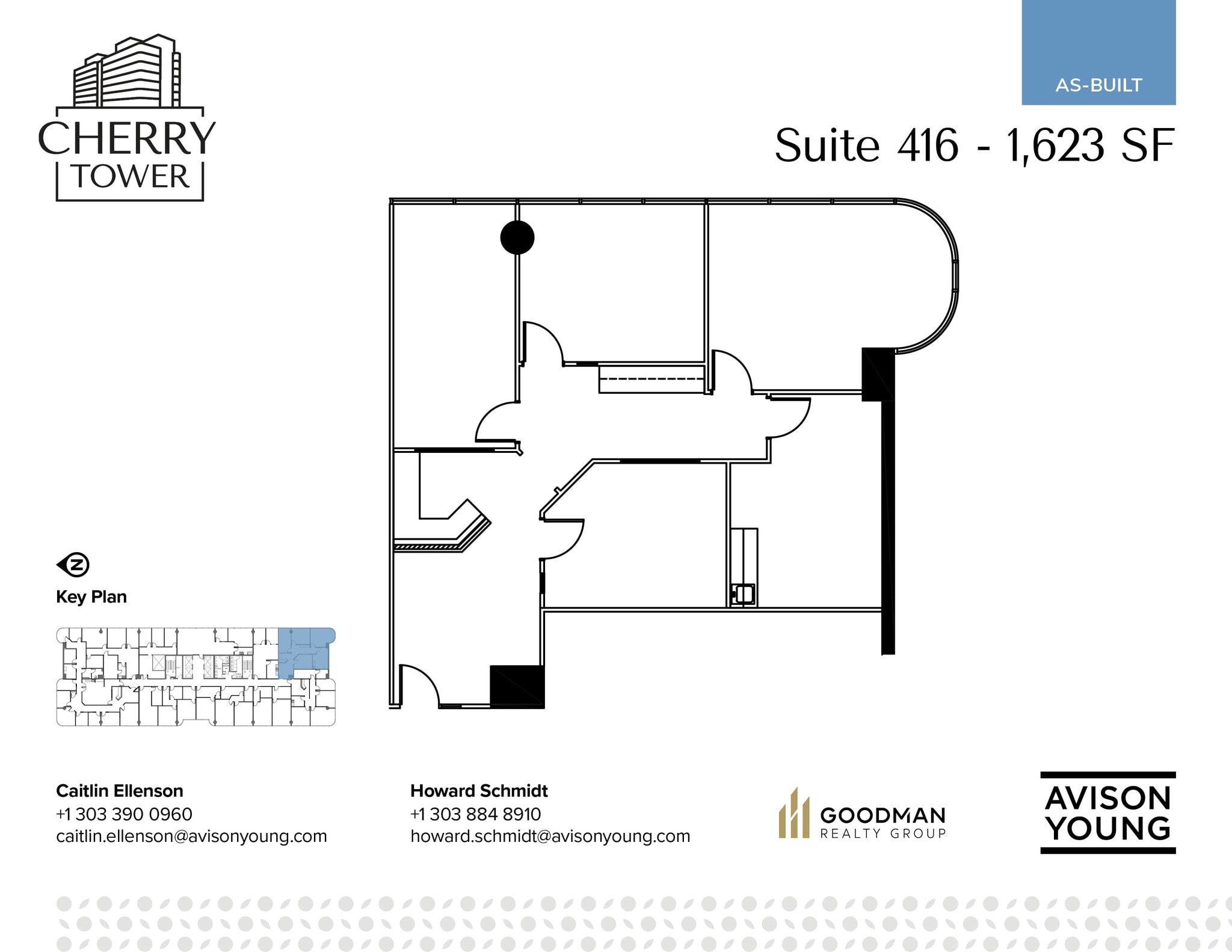 950 S Cherry St, Denver, CO à louer Plan d’étage– Image 1 sur 1