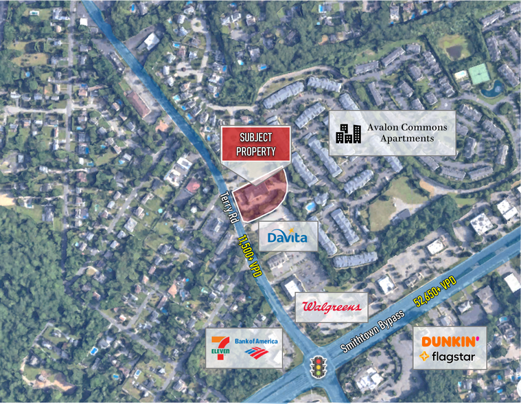 111 Terry Rd, Smithtown, NY à vendre - Aérien – Image 3 sur 4