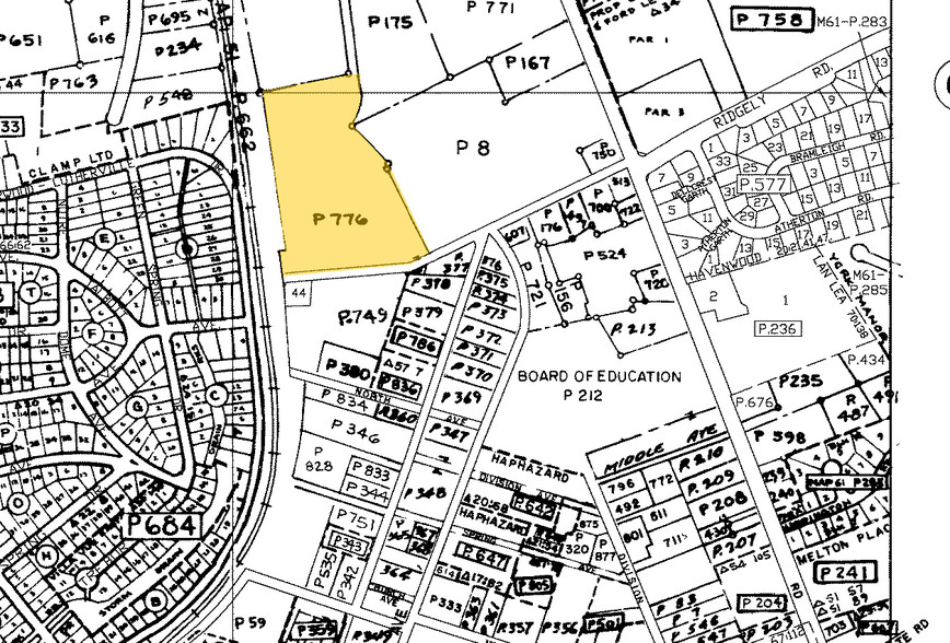 130-170 W Ridgely Rd, Lutherville, MD à louer - Plan cadastral – Image 2 sur 13