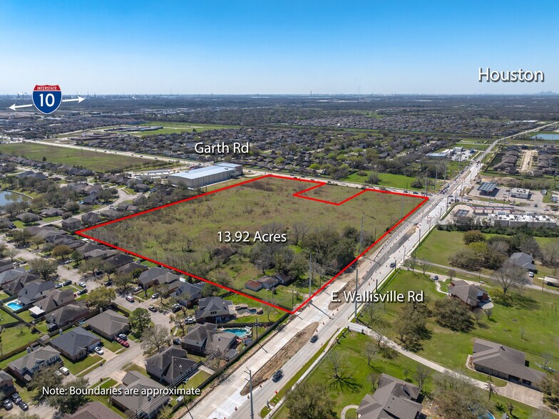 0 Garth & Wallisville Rd, Baytown, TX à vendre - Aérien – Image 2 sur 4