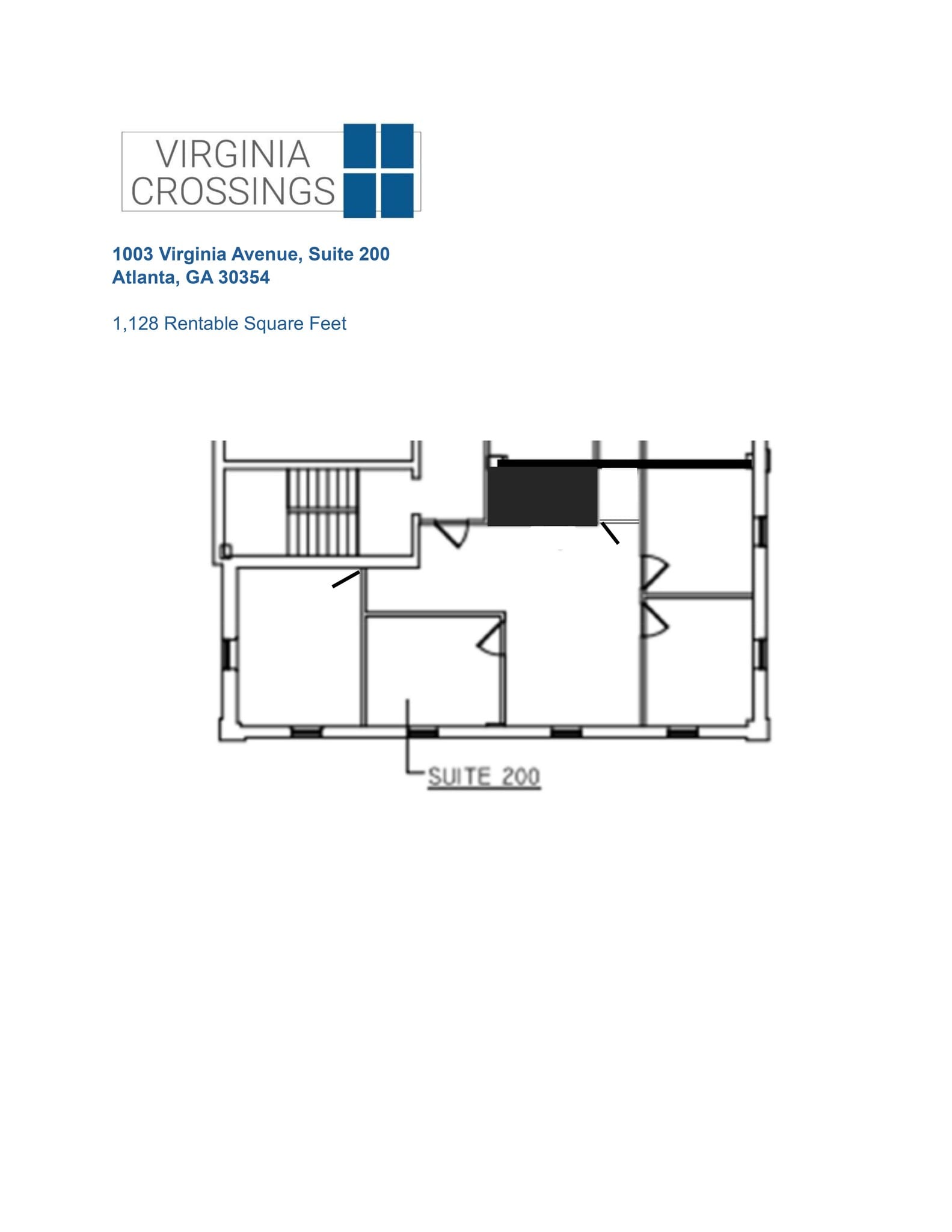 1001 Virginia Ave, Hapeville, GA à louer Plan de site– Image 1 sur 1