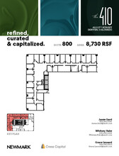 410 17th St, Denver, CO à louer Plan d’étage– Image 1 sur 1