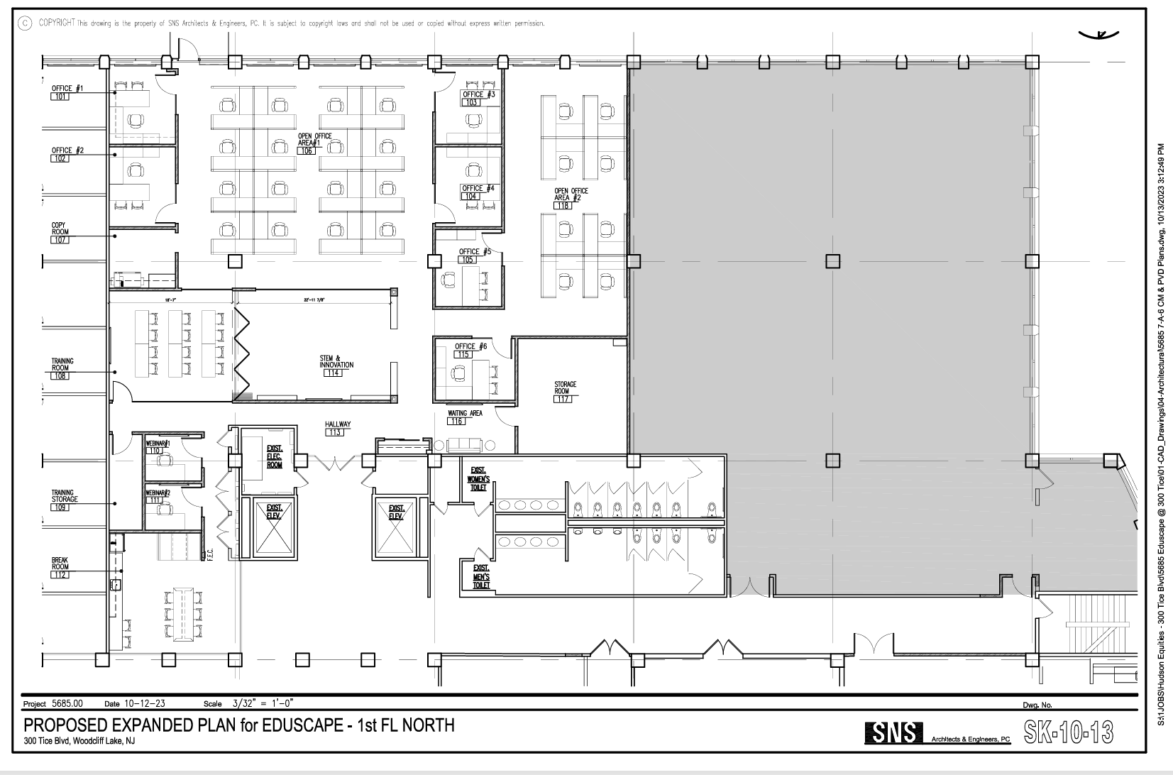 300 Tice Blvd, Woodcliff Lake, NJ à louer Plan d’étage– Image 1 sur 1