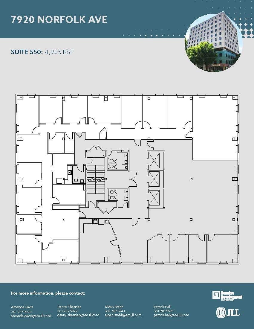 7900-7920 Norfolk Ave, Bethesda, MD à louer Plan d’étage– Image 1 sur 1
