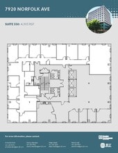 7900-7920 Norfolk Ave, Bethesda, MD à louer Plan d’étage– Image 1 sur 1