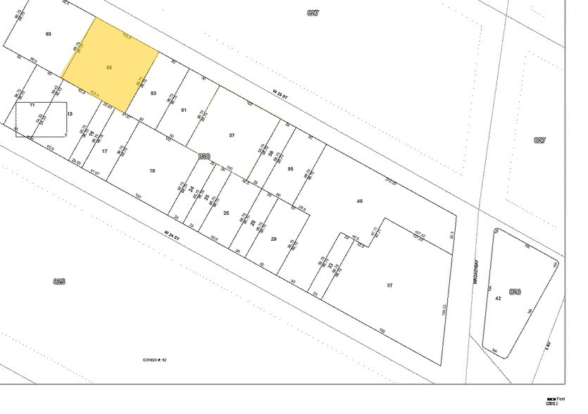 40 W 25th St, New York, NY à louer - Plan cadastral – Image 2 sur 6