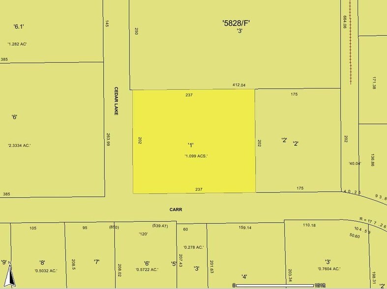 4110 Cedar Lake Dr, Dallas, TX à louer - Plan cadastral – Image 3 sur 16