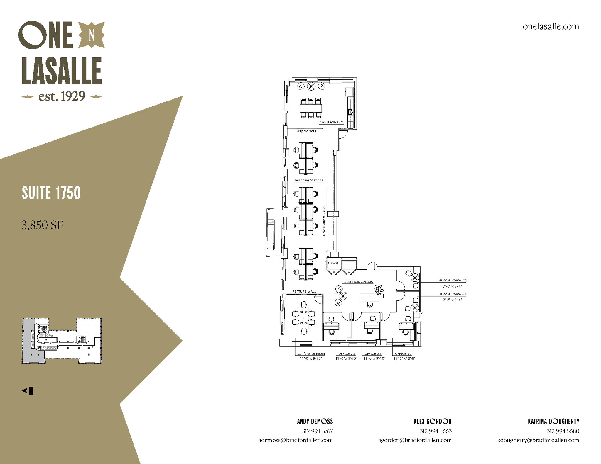 1 N La Salle St, Chicago, IL à louer Plan d’étage– Image 1 sur 7