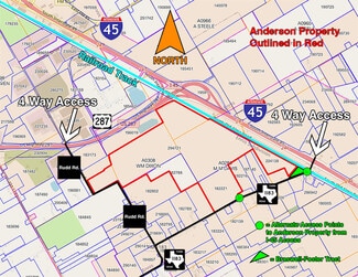Plus de détails pour Interstate 45 and US Highway 287, Ennis, TX - Terrain à vendre