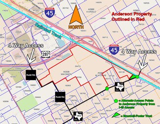 Plus de détails pour Interstate 45 and US Highway 287, Ennis, TX - Terrain à vendre