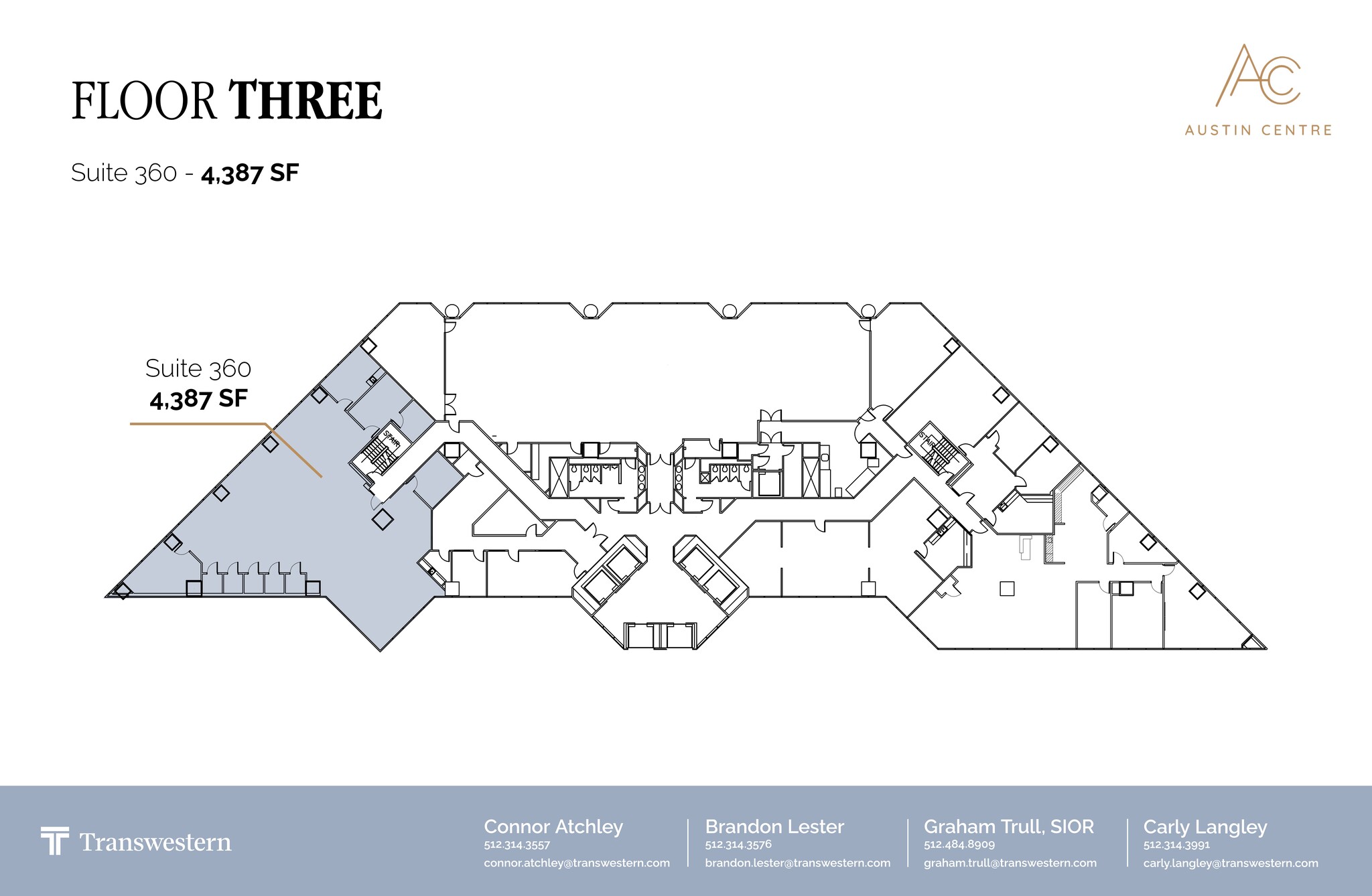 701 Brazos St, Austin, TX à louer Plan de site– Image 1 sur 1