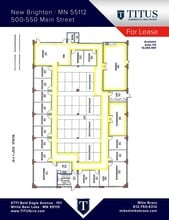 500-550 Main St, New Brighton, MN à louer Plan d’étage– Image 1 sur 1