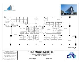 1250 W Mockingbird Ln, Dallas, TX à louer Plan d’étage– Image 1 sur 2