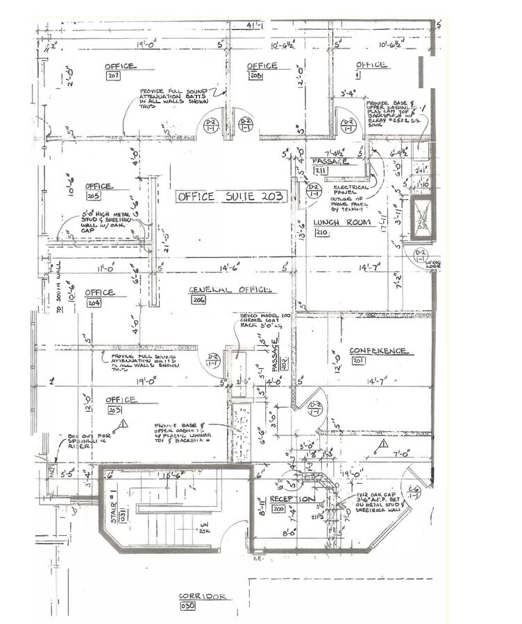 1749 S Naperville Rd, Wheaton, IL 60189 - Lot 203 - - Plan d’étage - Image 1 of 7