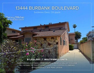 Plus de détails pour 13444 Burbank Blvd, Sherman Oaks, CA - Logement à vendre
