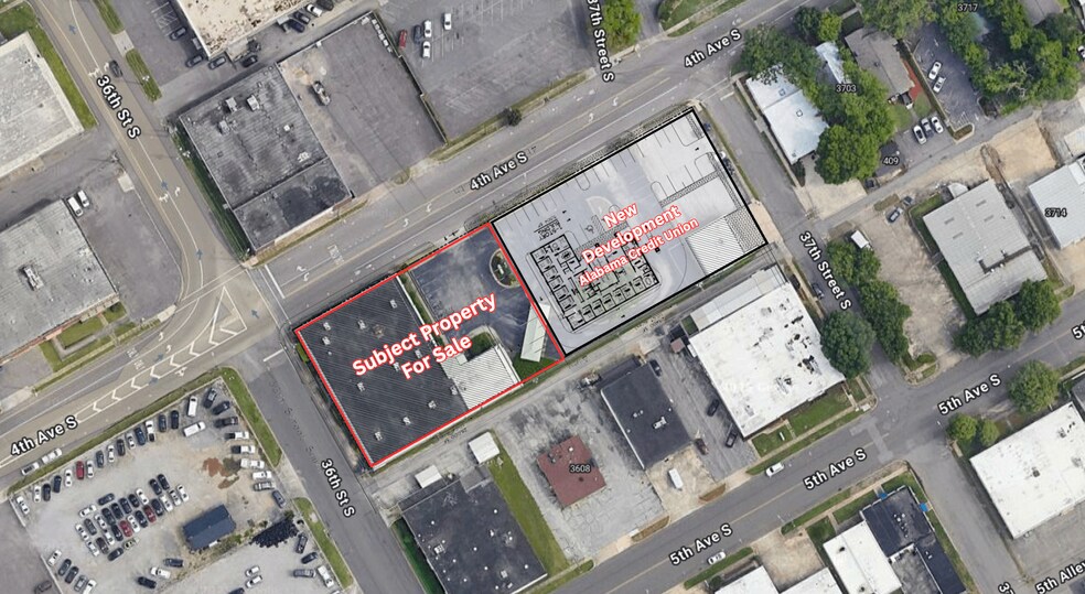 3601 4th Ave S, Birmingham, AL à vendre - Aérien – Image 3 sur 4