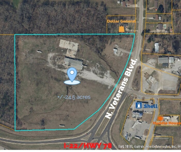 2255 Veterans, Tupelo, MS à vendre - Aérien – Image 2 sur 4