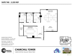 12400 Coit Rd, Dallas, TX à louer Plan d’étage– Image 1 sur 2