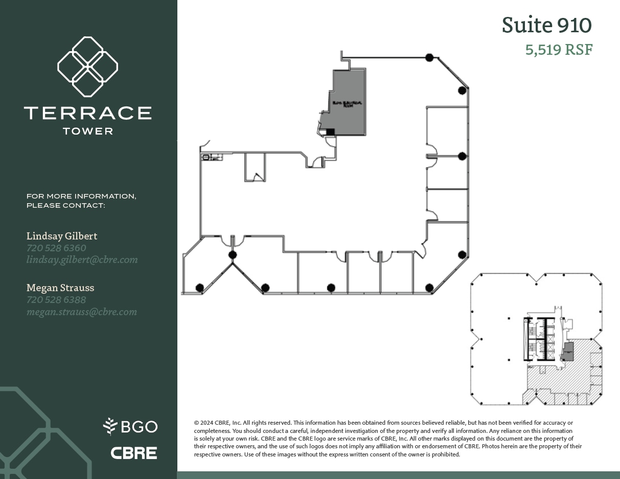 5619 Dtc Pky, Greenwood Village, CO à louer Plan d’étage– Image 1 sur 1