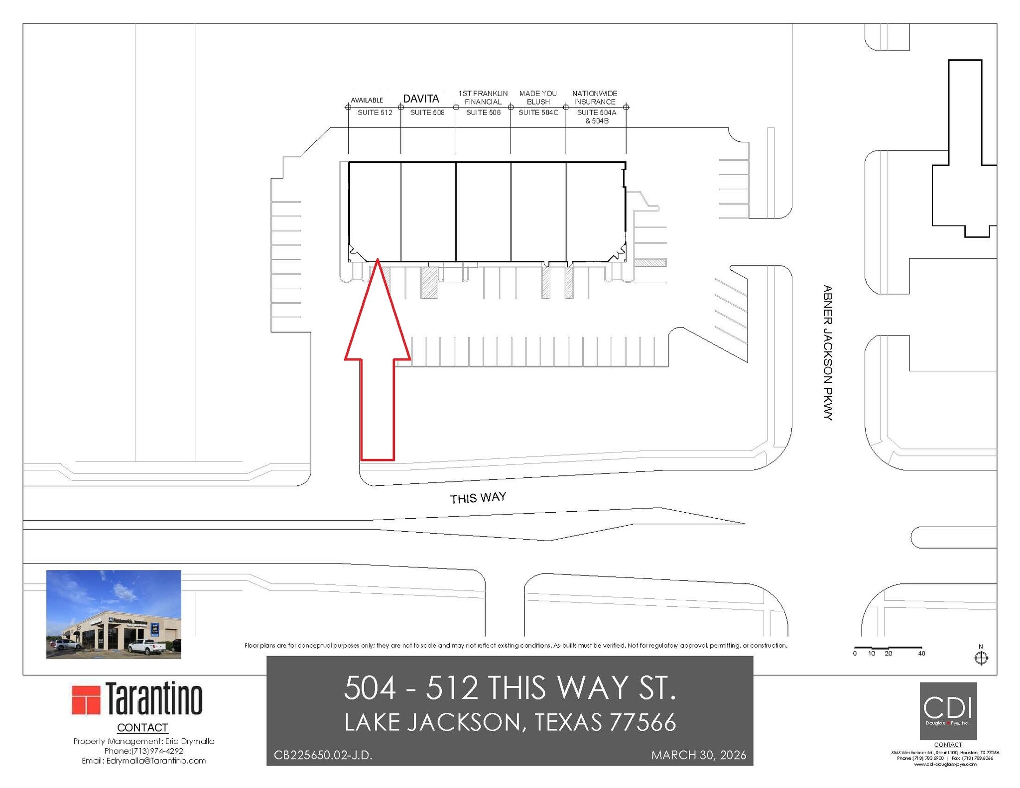 502 This Way St, Lake Jackson, TX à louer Plan de site– Image 1 sur 1
