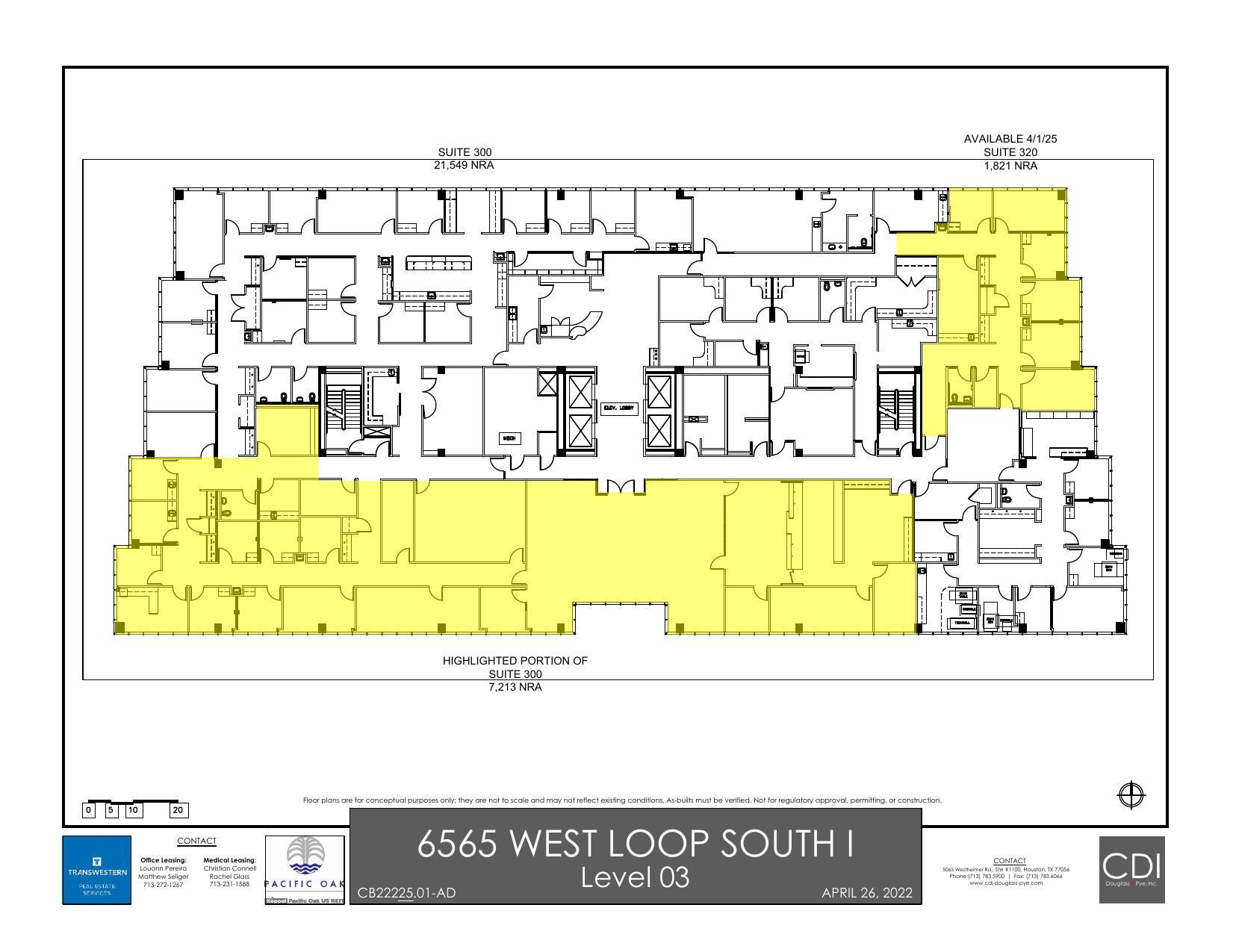 6565 West Loop South, Bellaire, TX à louer Plan d’étage– Image 1 sur 1